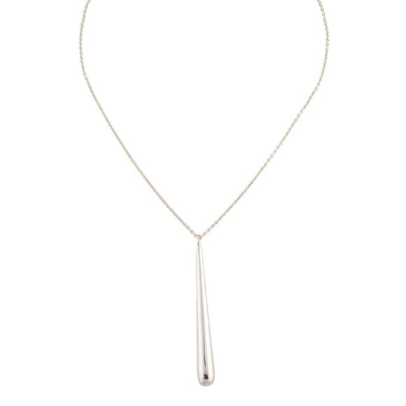 IPPOLITA STERLING SILVER 925 ELONGATED DROP PENDANT NECKLACE